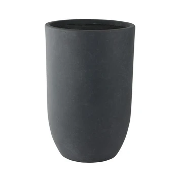 Vaas Eivorm Antraciet Fiberclay 36x55 Cm 3 Vaas Eivorm Antraciet Fiberclay 36x55 Cm