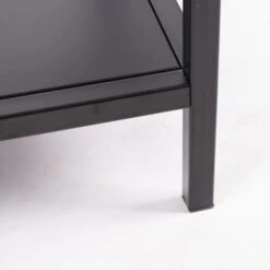 GAMMA Sidetable Jason 2 Lades Metaal Zwart -Meubel Pracht 123 1073