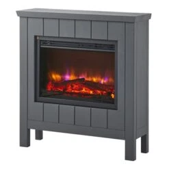 Schouwombouw Chicago Grijs -Meubel Pracht 123 1136