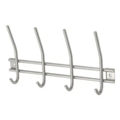 Kapstok Ian 4 Haaks Rvs 300mm 10 Kapstok Ian 4 Haaks Rvs 300mm -Meubel Pracht 123 1141