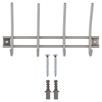 Kapstok Ian 4 Haaks Rvs 300mm 7 Kapstok Ian 4 Haaks Rvs 300mm - Afbeelding 5