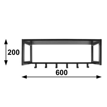 Garderobe Max Zwart 7 Garderobe Max Zwart - Afbeelding 5