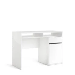 Bureau Eline Met Kast Wit -Meubel Pracht 123 1217