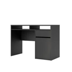 Bureau Eline Met Kast Zwart -Meubel Pracht 123 1231