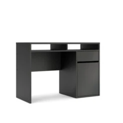 Bureau Eline Met Kast Zwart -Meubel Pracht 123 1234