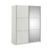 Kledingkast Janneke 150 Cm Wit Met Spiegel -Meubel Pracht 123 1248