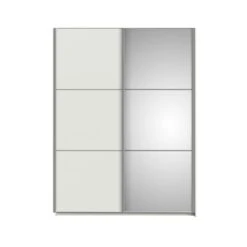 Kledingkast Janneke 150 Cm Wit Met Spiegel -Meubel Pracht 123 1251