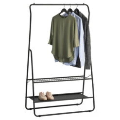 GAMMA Opbergrek Fenna Metaal Zwart -Meubel Pracht 123 1277