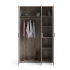 Kledingkast Pisa 3 Deurs Truffel -Meubel Pracht 123 1284