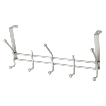 Kapstok Jeroen 5 Haaks Rvs 415mm 4 Kapstok Jeroen 5 Haaks Rvs 415mm - Afbeelding 2