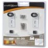 StoreMax Wielset T.b.v. H20 Metaal Wit 2 Stuks
