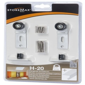 StoreMax Wielset T.b.v. H20 Metaal Wit 2 Stuks 3 StoreMax Wielset T.b.v. H20 Metaal Wit 2 Stuks