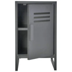 GAMMA Nachtkastje Jason Metaal Zwart -Meubel Pracht 123 1364