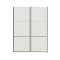 Kledingkast Janneke 150CM Wit/houtnerf -Meubel Pracht 123 1382