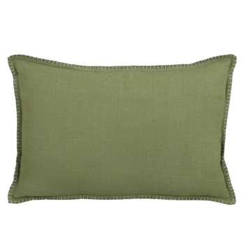 Kussen Effen Groen 55x35x10 Cm 3 Kussen Effen Groen 55x35x10 Cm