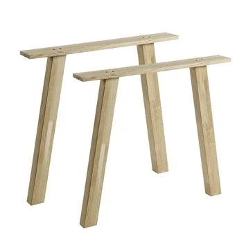 WOOOD Tablo Tafelonderstel A-poot Eiken Set 2 Stuks 3 WOOOD Tablo Tafelonderstel A-poot Eiken Set 2 Stuks