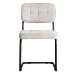 GAMMA Eetkamerstoel Tom Gestoffeerd Grijs