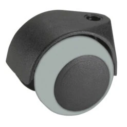 Set 8st Meubelwielen TPE Met Plaatbevestiging 40mm Tot 30kg Per Wiel -Meubel Pracht 123 1461