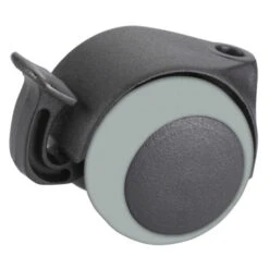 Set 8st Meubelwielen TPE Met Plaatbevestiging 40mm Tot 30kg Per Wiel -Meubel Pracht 123 1462