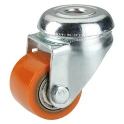 Zwenkwiel PUR Met Plaatbevestiging 35mm Tot 100kg