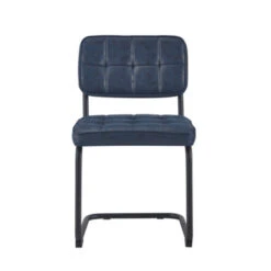 GAMMA Eetkamerstoel Tom PU-leer Blauw