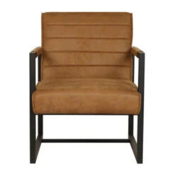 GAMMA Fauteuil James Pu Leer Cognac