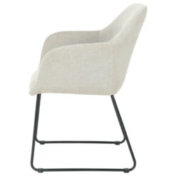 GAMMA Eetkamerstoel Lotte Gestoffeerd Naturel -Meubel Pracht 123 1545