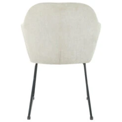 GAMMA Eetkamerstoel Lotte Gestoffeerd Naturel -Meubel Pracht 123 1547