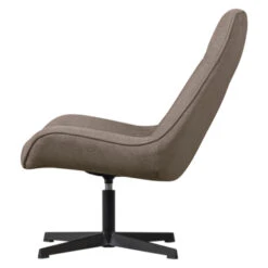 WOOOD Fauteuil Stach Geweven Chenille 92x72x87 Cm -Meubel Pracht 123 1553