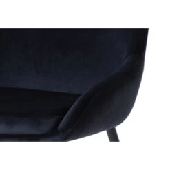 GAMMA Eetkamerstoel Julien Fluweel Zwart -Meubel Pracht 123 1570