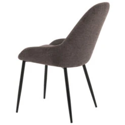 GAMMA Eetkamerstoel Julien Gestoffeerd Donker Taupe -Meubel Pracht 123 1580