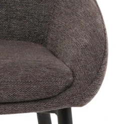 GAMMA Eetkamerstoel Julien Gestoffeerd Donker Taupe -Meubel Pracht 123 1582