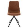 WOOOD Eetkamerstoel Dez Draaipoot Cognac -Meubel Pracht 123 1588