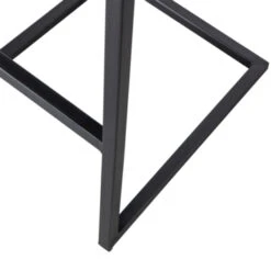 WOOOD Barstoel Abe PU Antraciet -Meubel Pracht 123 1596