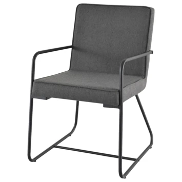 GAMMA Eetkamerstoel Peter Gestoffeerd Grijs 4 GAMMA Eetkamerstoel Peter Gestoffeerd Grijs - Afbeelding 2