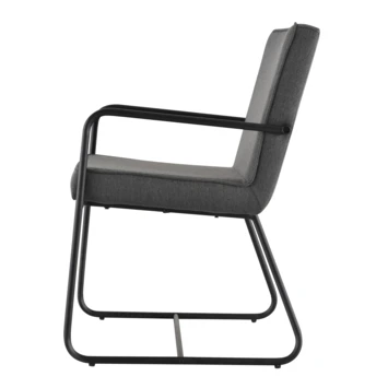 GAMMA Eetkamerstoel Peter Gestoffeerd Grijs 5 GAMMA Eetkamerstoel Peter Gestoffeerd Grijs - Afbeelding 3