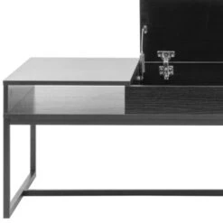 GAMMA Salontafel Nienke Hout/ Metaal Zwart -Meubel Pracht 123 160