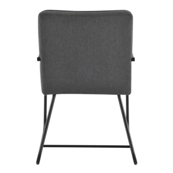 GAMMA Eetkamerstoel Peter Gestoffeerd Grijs 6 GAMMA Eetkamerstoel Peter Gestoffeerd Grijs - Afbeelding 4