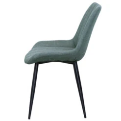 GAMMA Eetkamerstoel Brian Gestoffeerd Warmgroen -Meubel Pracht 123 1609