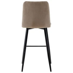 GAMMA Barkruk Dagmar Gestoffeerd Grijs -Meubel Pracht 123 1616