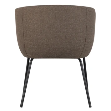 WOOOD Eetkamerstoel Noelle Grijs Geweven Stof 75x64x52 Cm 8 WOOOD Eetkamerstoel Noelle Grijs Geweven Stof 75x64x52 Cm - Afbeelding 6