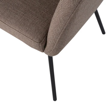 WOOOD Eetkamerstoel Noelle Grijs Geweven Stof 75x64x52 Cm 9 WOOOD Eetkamerstoel Noelle Grijs Geweven Stof 75x64x52 Cm - Afbeelding 7