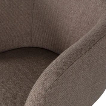 WOOOD Eetkamerstoel Noelle Grijs Geweven Stof 75x64x52 Cm 10 WOOOD Eetkamerstoel Noelle Grijs Geweven Stof 75x64x52 Cm - Afbeelding 8