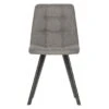 WOOOD Eetkamerstoel Timon Gestoffeerd Grijs -Meubel Pracht 123 1651