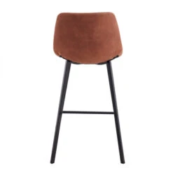 GAMMA Barkruk Lola Pu Leer/ Metaal -Meubel Pracht 123 1660