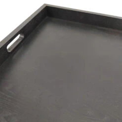 GAMMA Bijzettafel Imesh Hout Metaal Zwart -Meubel Pracht 123 1691