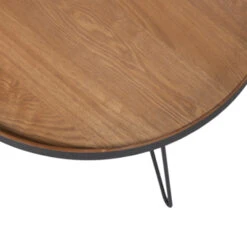 WOOOD Bijzettafel Zilver Hout Naturel -Meubel Pracht 123 1700