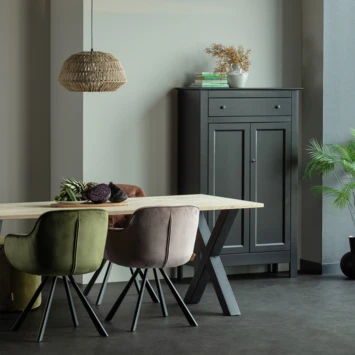 WOOOD Tablo Eiken Blad 180x90 Met ALKMAAR-poot 4 WOOOD Tablo Eiken Blad 180x90 Met ALKMAAR-poot - Afbeelding 2