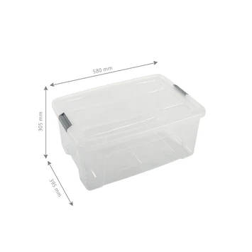 IRIS OPBERGBOX CLICK 45L INCL DEKSEL 5 IRIS OPBERGBOX CLICK 45L INCL DEKSEL - Afbeelding 3