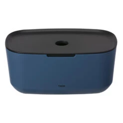 Tiger Opbergbox TESS Met Deksel Blauw/zwart -Meubel Pracht 123 1780
